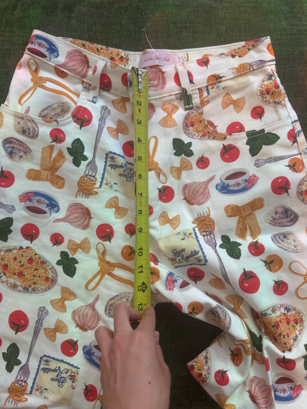 Robyn Jeans Womens Italian Summer Food Buon Appetito Print | Lisa Says Gah - Picture 6 of 7